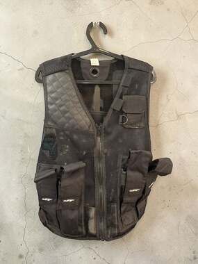 JT Paintball Tactical Mesh Utility Vest - Black OSFM